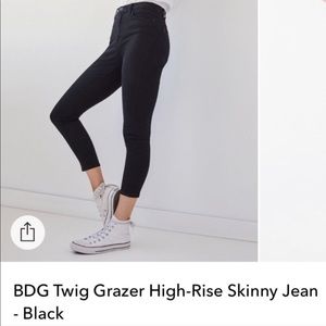 BDG High Rise Grazer Jeans